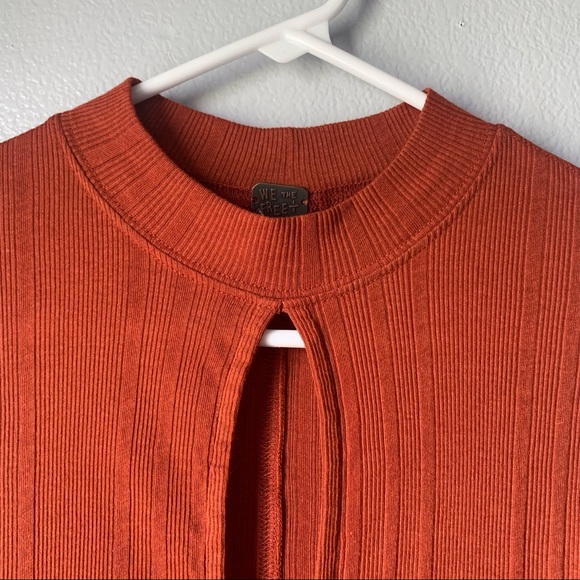 Free People Ribbed Faye Tank Cotton/Modal Blend with Keyhole Front - Picture 5 of 9